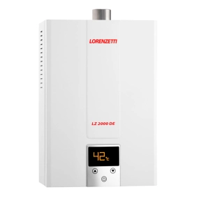 Aquecedor de Água a Gás Lorenzetti LZ 2000DE-B GLP 20 Litros Bivolt