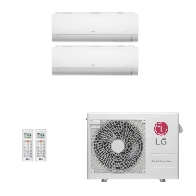 Ar-Condicionado Multi Split Inverter LG 21.000 (2x Evap HW 12.000) Quente/Frio 220V