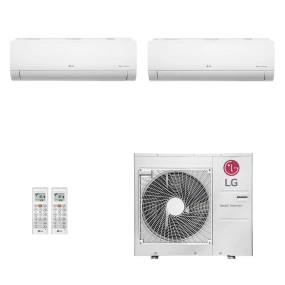 Ar-Condicionado Multi Split Inverter LG 30.000 (2x Evap HW 24.000) Quente/Frio 220V
