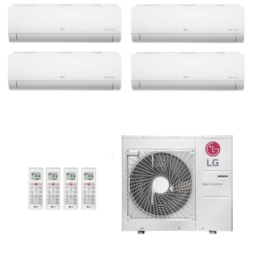 Ar-Condicionado Multi Split Inverter LG 36.000 (2x Evap HW 9.000 + 1x Evap HW 12.000 + 1x Evap HW 18.000) Quente/Frio 220V