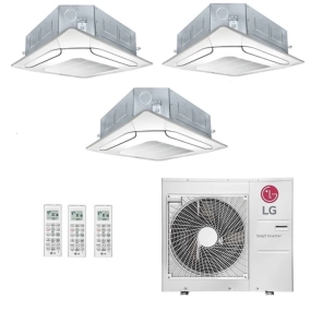 Ar-Condicionado Multi Split Inverter LG 48000 (1x Evap K7 4 Vias 12.000 + 1x Evap K7 4 Vias 18.000 + 1x Evap K7 4 Vias 24.000) Quente/Frio 220V