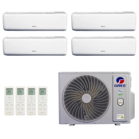 Ar-Condicionado Multi Split Inverter R-32 Gree 36.000 (2x Evap HW 12.000 + 2x Evap HW 18.000) Quente/Frio 220V