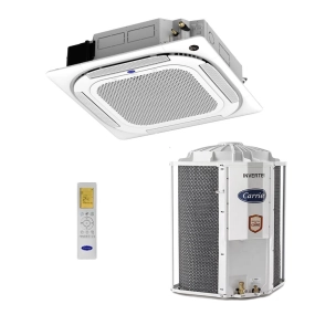 Ar-Condicionado Split Cassete Inverter 4 Vias Carrier Connect 54.000 BTUs Só Frio 220V Monofásico