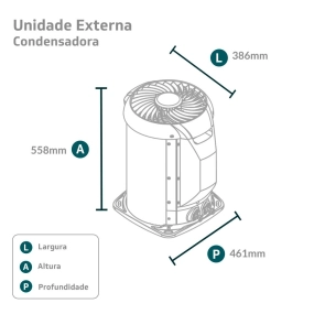 Ar-Condicionado Split HW Springer Midea AirVolution 9.000 BTUs R-32 Só Frio 220V