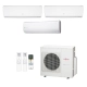 Ar-Condicionado Multi Split Inverter Fujitsu 27.000 (2x Evap HW 7.000 + 1x Evap HW 24.000) Quente/Frio 220V				