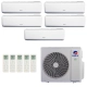 Ar-Condicionado Multi Split Inverter Gree 48.000 (3x Evap HW 9.000 + 2x Evap HW 12.000) Quente/Frio 220V