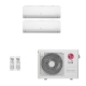 Ar-Condicionado Multi Split Inverter LG 21.000 (1x Evap HW 9.000 + 1x Evap HW 12.000) Quente/Frio 220V