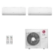 Ar-Condicionado Multi Split Inverter LG 30.000 (1x Evap HW 7.000 + 1x Evap HW 24.000) Quente/Frio 220V