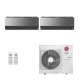 Ar-Condicionado Multi Split Inverter LG 30.000 (1x Evap HW Artcool 9.000 + 1x Evap HW Artcool 24.000) Quente/Frio 220V								
