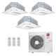 Ar-Condicionado Multi Split Inverter LG 36000 BTUs (1x Evap K7 4 Vias 9.000 + 1x Evap K7 4 Vias 12.000 + 1x Evap K7 4 Vias 24.000) Quente/Frio 220V