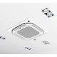 Ar-Condicionado Split Cassete Inverter 4 Vias Carrier Connect 36.000 BTUs R-32 Só Frio 220V Monofásico